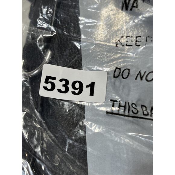 Tahari Avery Vegan Leather Hobo Bag Shoulder Crossbody Bag Black Zip Top Large - Picture 10 of 10